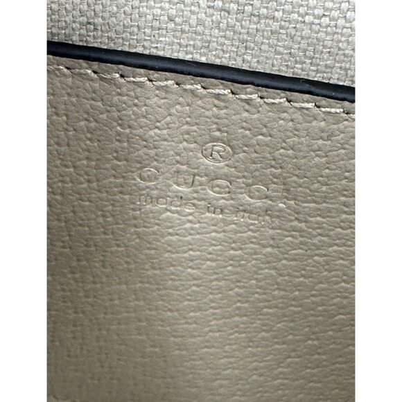 Gucci GG Supreme Canvas Ophidia Web Strip Mini Shoulder/Crossboy Bag Beige White - Picture 8 of 12